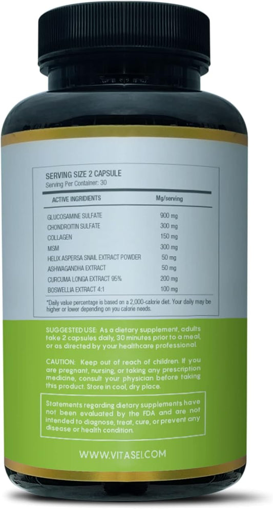 Snail Complex with Glucosamine, Chondroitin, MSM, 60 Capsules 3)