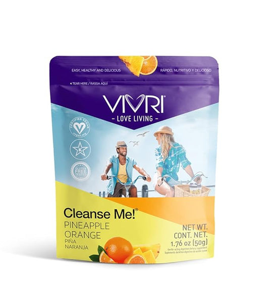 VIVRI Cleanse Me! Pineapple-Orange Flavor, 10 Servings 3 g