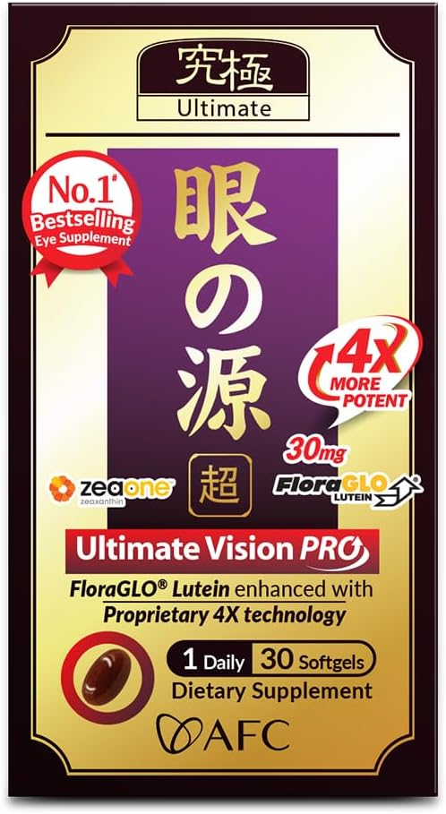 AFC Japan Ultimate Vision PRO 4X, Zeaxanthin, 30 countx3 countx3