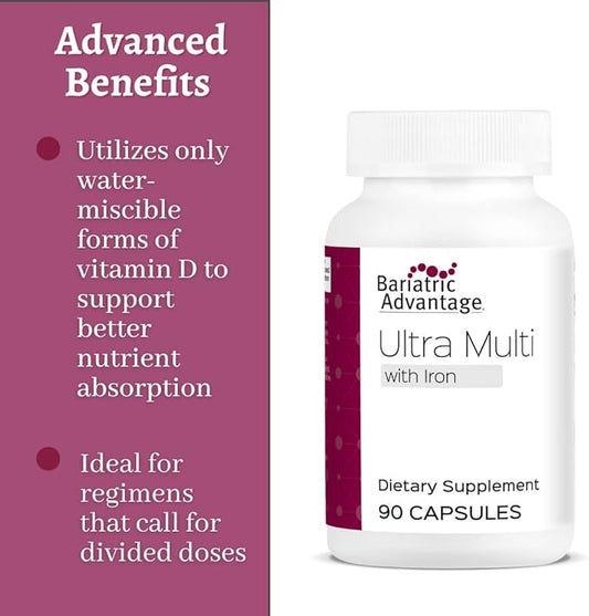 Bariatric Advantage Ultra Multivitamin with Iron 90 Capsules