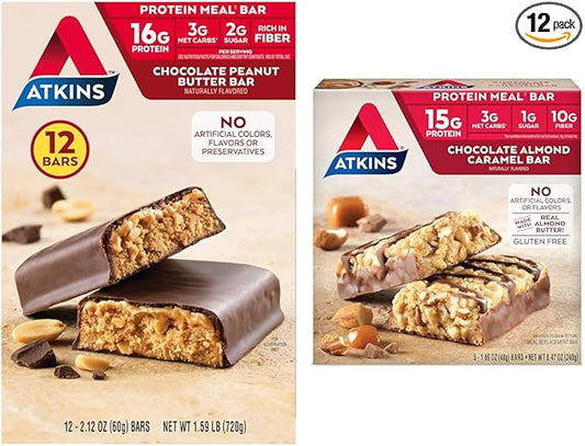 Atkins Chocolate Peanut Butter Protein Meal 12 Count 5 Count