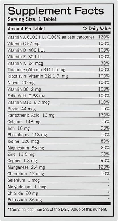 Geritol Multivitamin 100 tab (formerly called Geritol Complete - same product!)