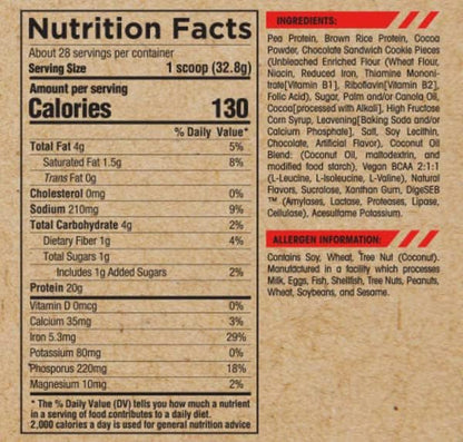 Arms Race Nutrition Vegan Gourmet Plant-Based 32 oz. (2 lbs)
