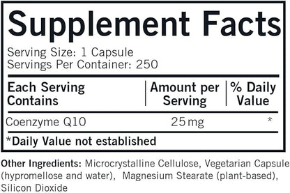 Kirkman Coenzyme Q10-25 mg - 250 Capsules