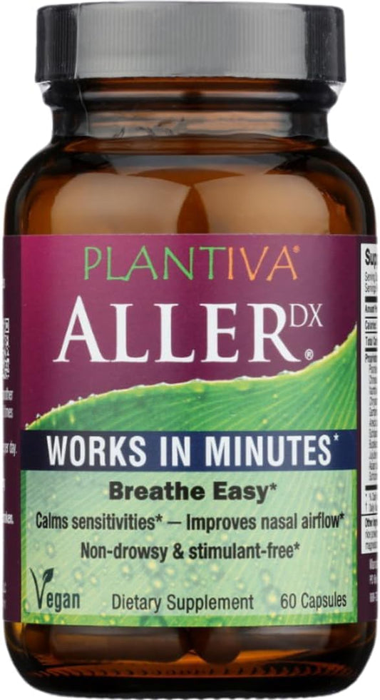 AllerDx Natural Herbal Seasonal Support Supplement 60 Capsules