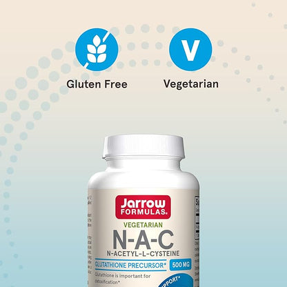 Jarrow Formulas N-A-C 500 mg 60 Servings 2)
