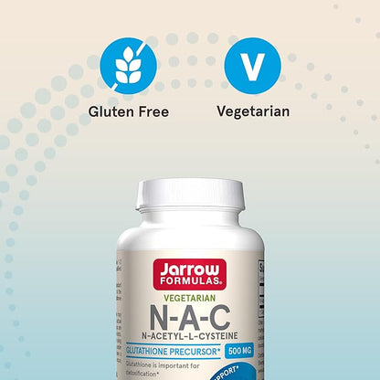 Jarrow Formulas N-A-C 500 mg 60 Servings 4)