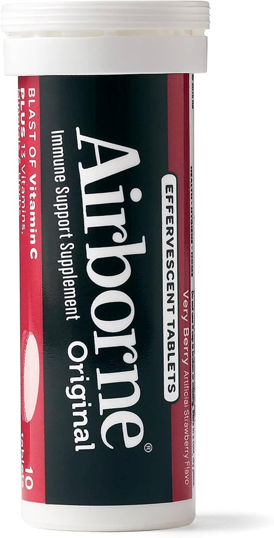 Airborne 1000mg Vitamin C with Zinc, 30 Fizzy