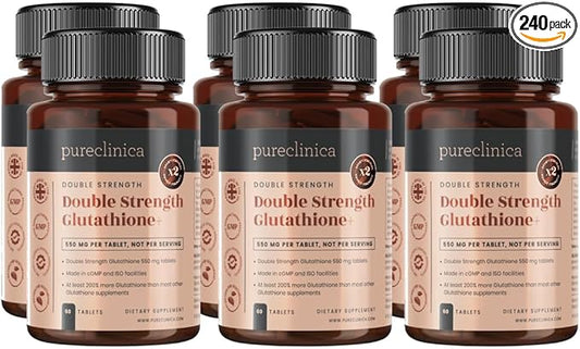Glutathione 1000mg x 360 Tablets (6 60)- w/500mg w/500mg Glutathione, 300mg ALA, 200mg Vit