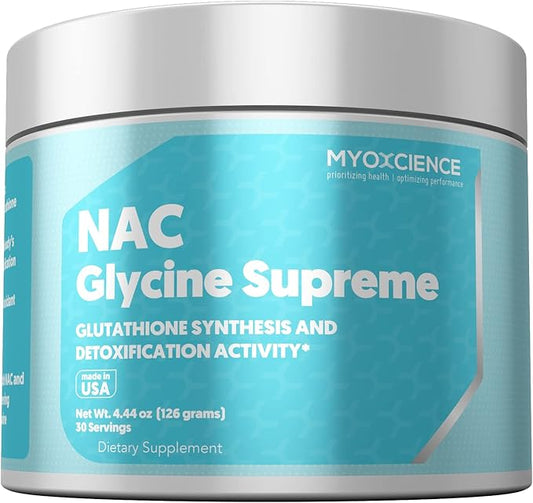 MYOXCIENCE NAC + Glycine Supreme N-Acetyl-L-Cysteine,