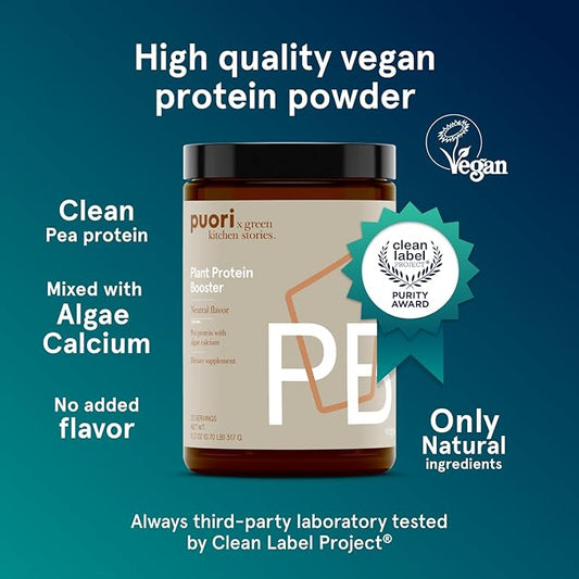 Puori Vegan Plant Protein Enhancer Powder 25 Servings