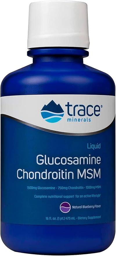 Trace Minerals | Liquid Glucosamine Chondroitin 16 Servings, 16 fl