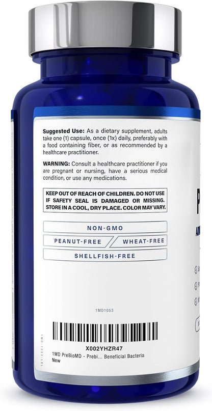 1MD Nutrition PreBioMD - Prebiotic with PreforPro | Support Healthy Digestion and Beneficial Bacteria