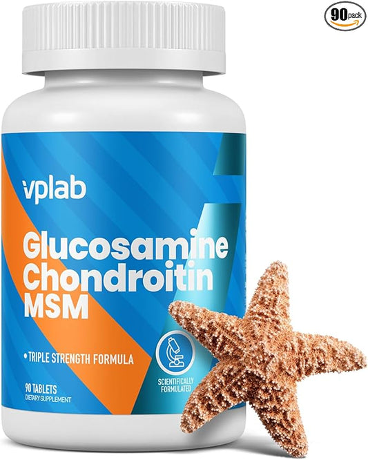 VPLab Glucosamine Chondroitin MSM Complex 2KCl, Chondroitin 90
