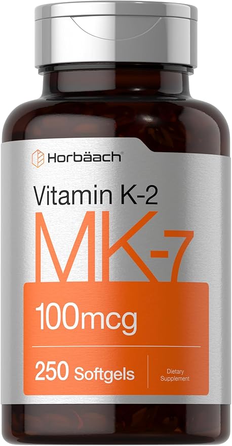 Horbäach Vitamin K2 MK7 100mcg 250 Softgels