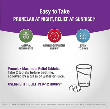 Prunelax Ciruelax Maximum Relief Laxative Tablets 24ct