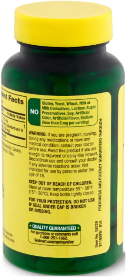 Spring Valley Extract Milk Thistle 175 90 Count