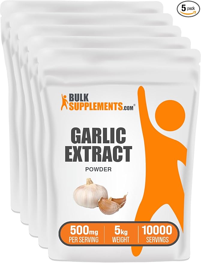 BulkSupplements.com Garlic Extract Powder (5 Kilograms 11 lbs)