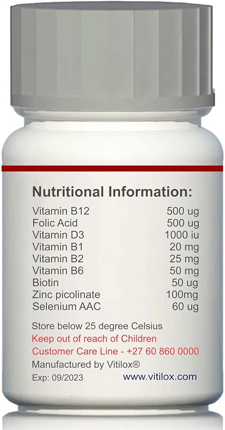 Vitiligo T-Cell-V Immune Therapy Capsules – 4 Months Supply