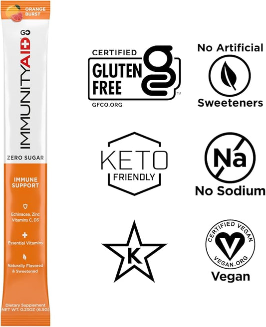 Immunity AID GO! Zero Sugar Immunity 30 Count 1)