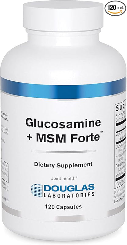 Douglas Laboratories Glucosamine + MSM Forte 120 Capsules