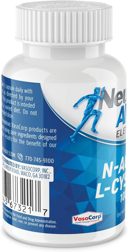 NeuropAWAY Elements N-Acetyl L-Cysteine 1000mg 60ct (60 1000mg 1000mg Capsules
