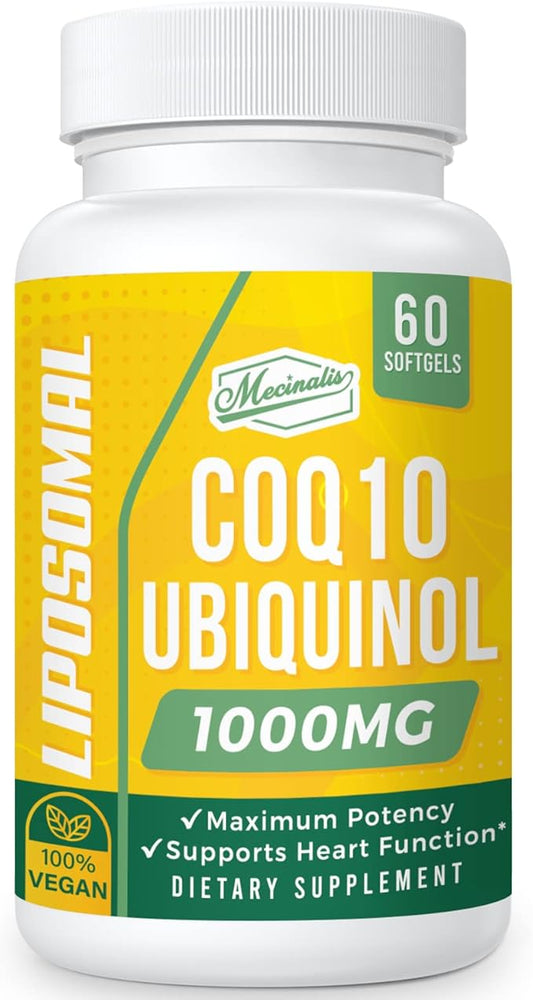 1000mg Liposomal CoQ10 Softgels CoQ10 Ubiquinol Q10 | 60 Softgels