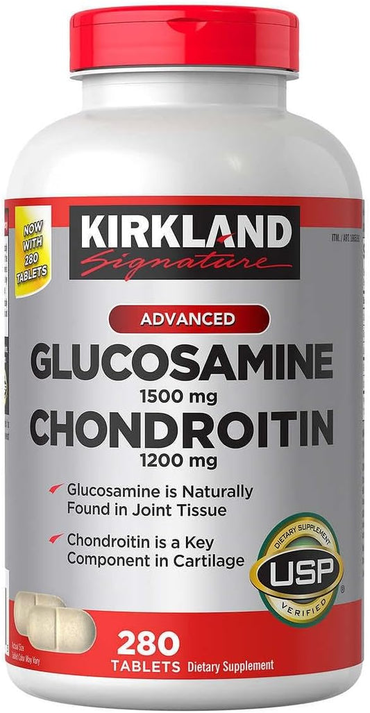 Kirk-Land Advanced Glucoamine (1500mg), Chondrotin (1200mg), 280 Count 1)