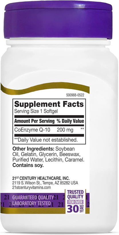 21st Century Co Q10 200 mg 90 Count