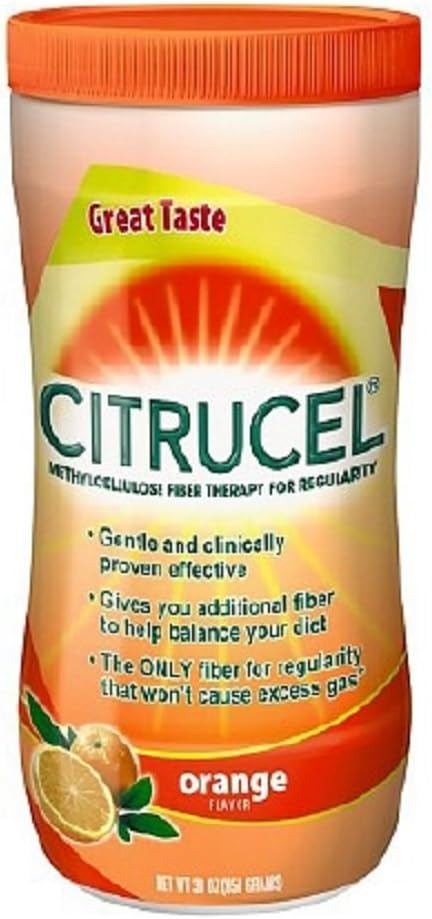 Citrucel - Fiber Supplement - Orange 30 oz. 2 Gram