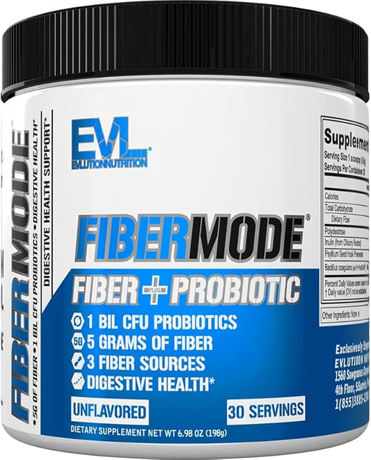 Evlution Nutrition FiberMode 1bil CFU 5g Fiber 30 Servings