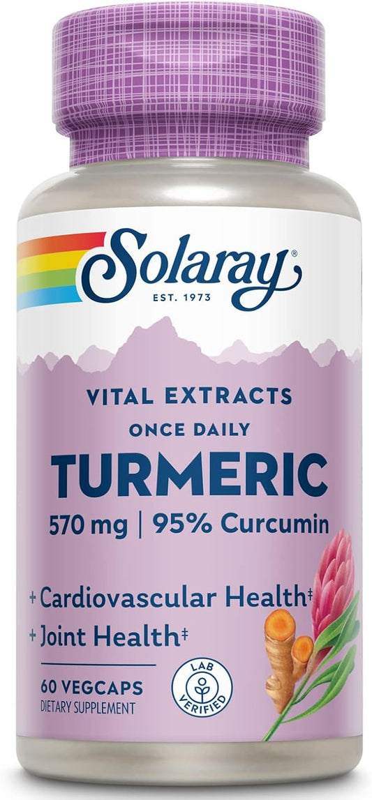 SOLARAY Turmeric Root Extract 600mg 60 VegCaps