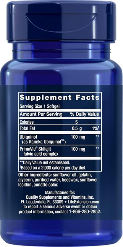 Super Ubiquinol CoQ10 with Enhanced Mitochondrial Support 100mg 60 Softgels (Pack of 2)