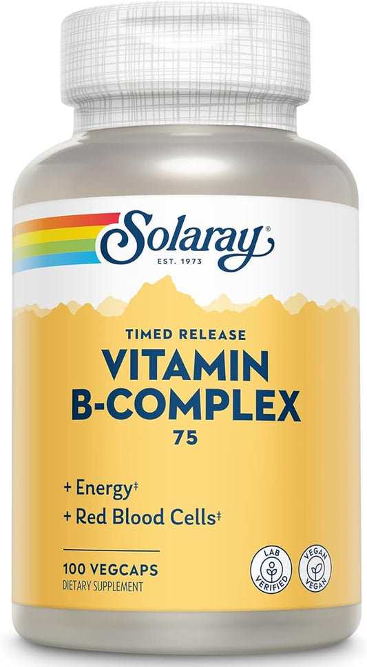Solaray Vitamin B-Complex 75mg 100 CT