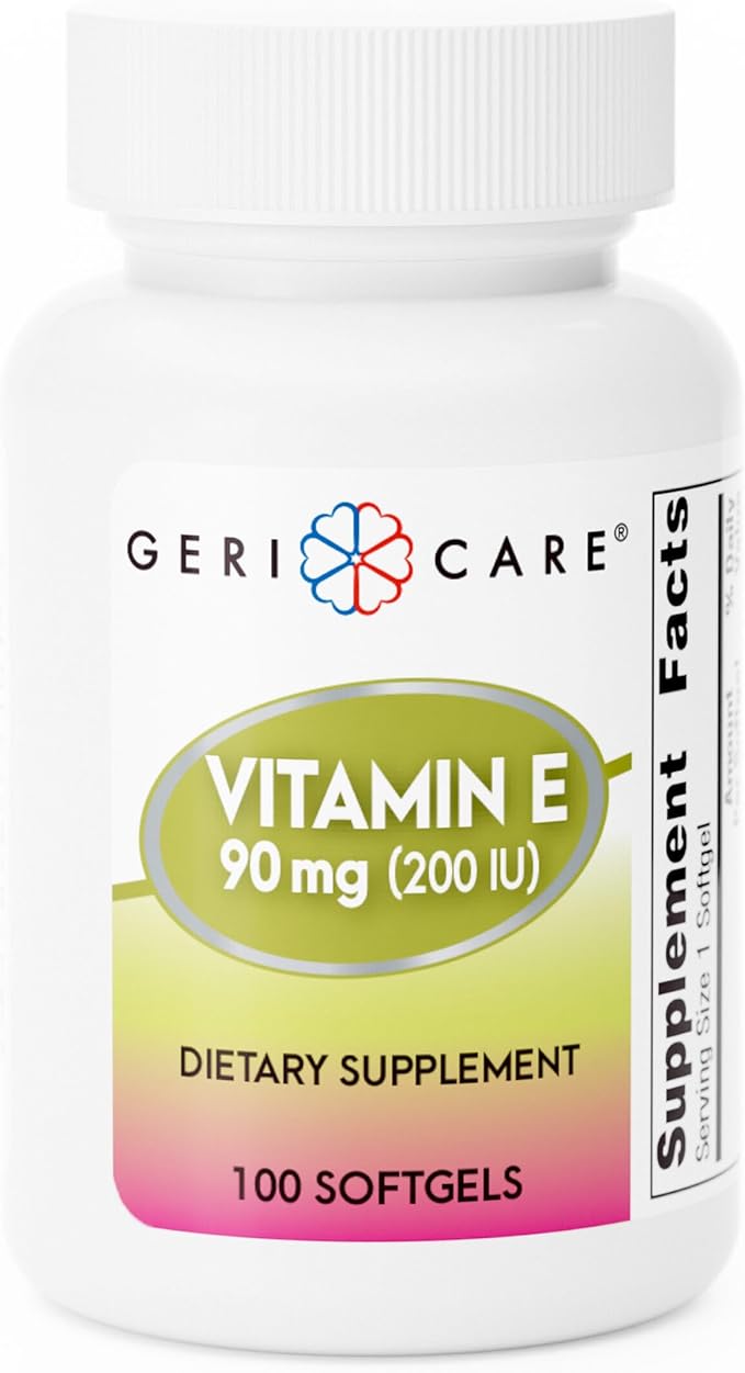 GeriCare Vitamin E Supplement, 200 IU (100 per