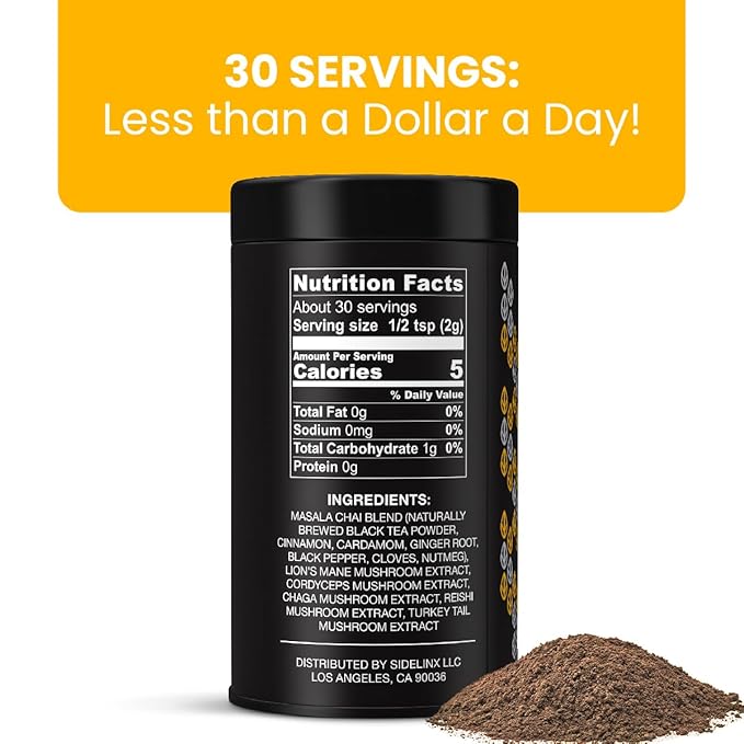 Inner Elevate Mushroom Chai (30 Servings)