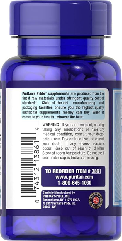 Puritan's Pride Vitamin B-12 2500 mcg Sublingual-100 Microlozenges
