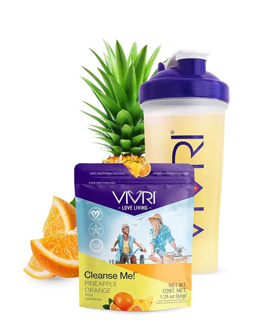VIVRI Cleanse Me! Pineapple-Orange Flavor, 10 Servings 3 g