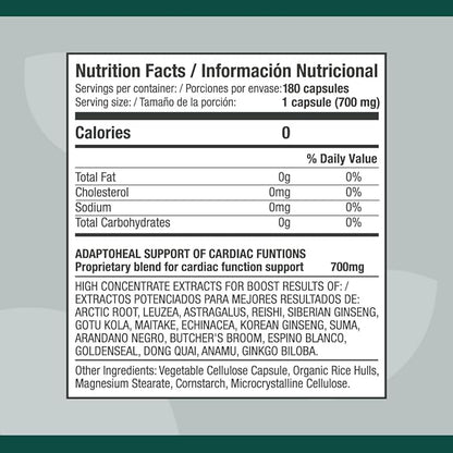 Blood Pressure Support Supplement with Astragalus, (180 capsules)
