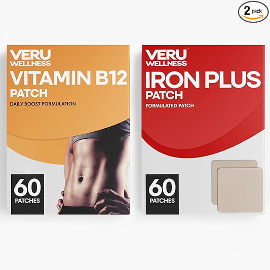 Energy Duo Lifestyle Patch B12, Iron 8-10 Hours (42 Days)