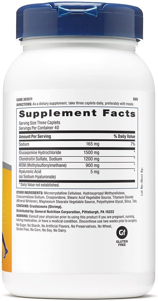 GNC TriFlex |Targeted Joint, Bone & 120 Caplets