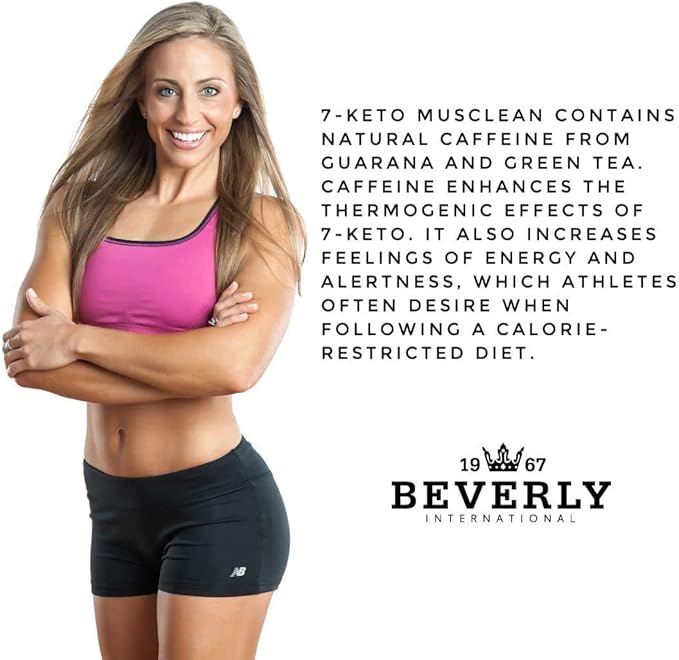 7-Keto Musclean. Lose up to 3X as Much Body Fat Without Losing Muscle Tone. Potent Thermogenic Diet Pill for Men & Women. Boost Fat-Burning Metabolism. Keto Diet - Reduce overeating. 90 caps