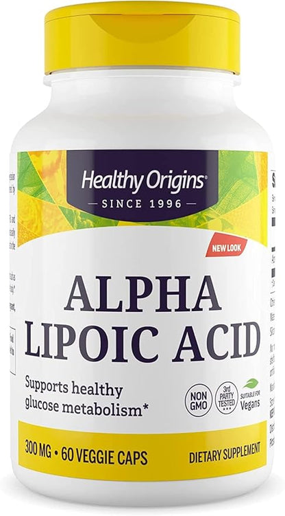 Healthy Origins Alpha Lipoic Acid 300 60 Veggie