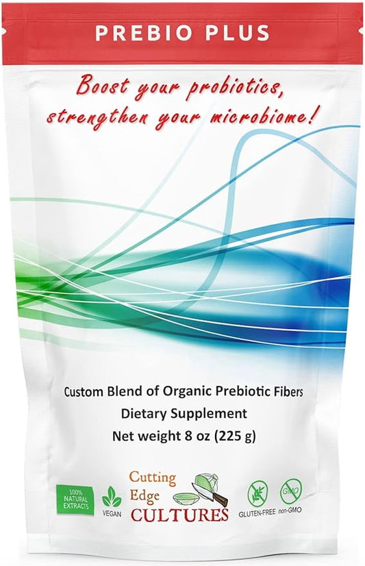 Prebio Plus Prebiotic Fiber Powder Best 8 oz 8oz + 4 Grams)