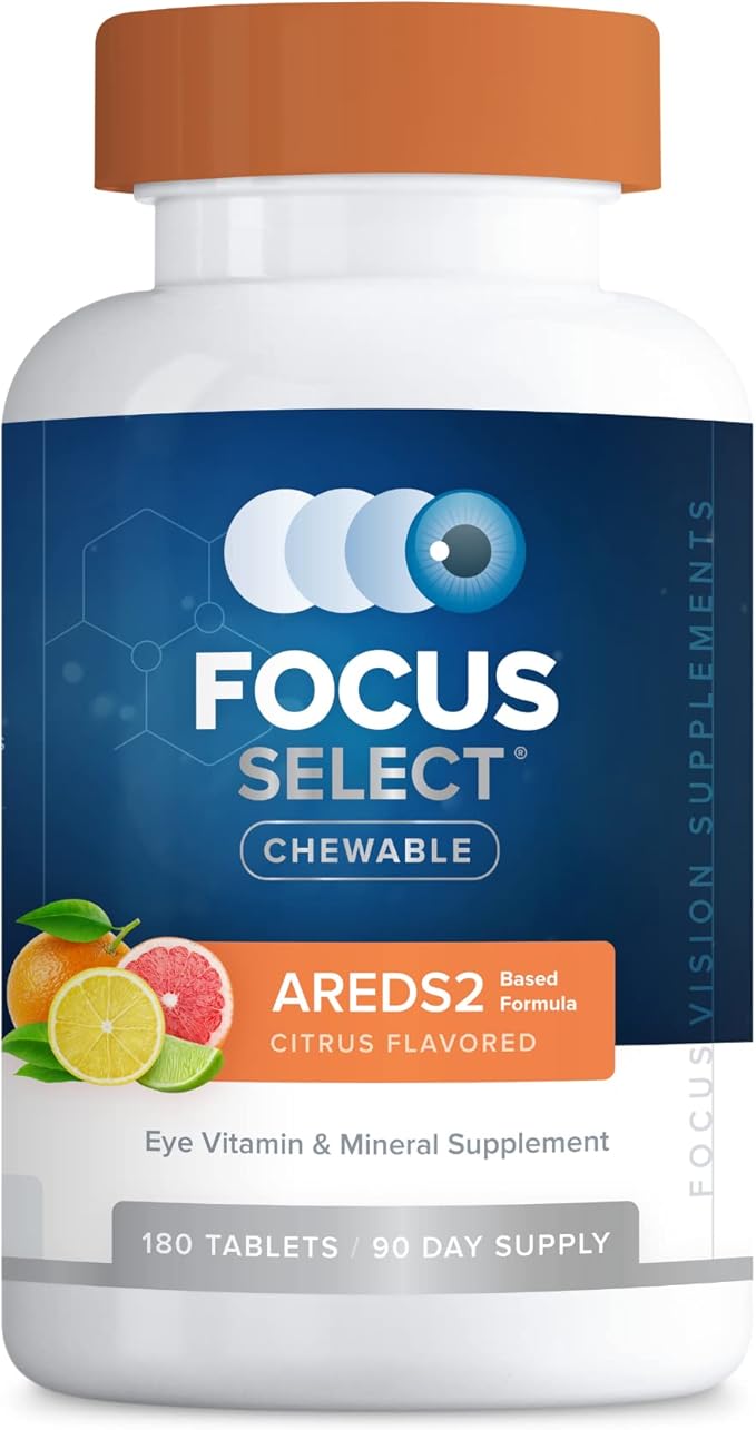 Focus Select AREDS2 Based Chewable Eye AREDS2 Based (180 ct. 90 Day AREDS2 Based AREDS2 Low