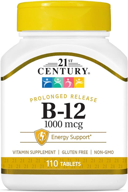 21st Century B 12 1000 mcg 110 Count