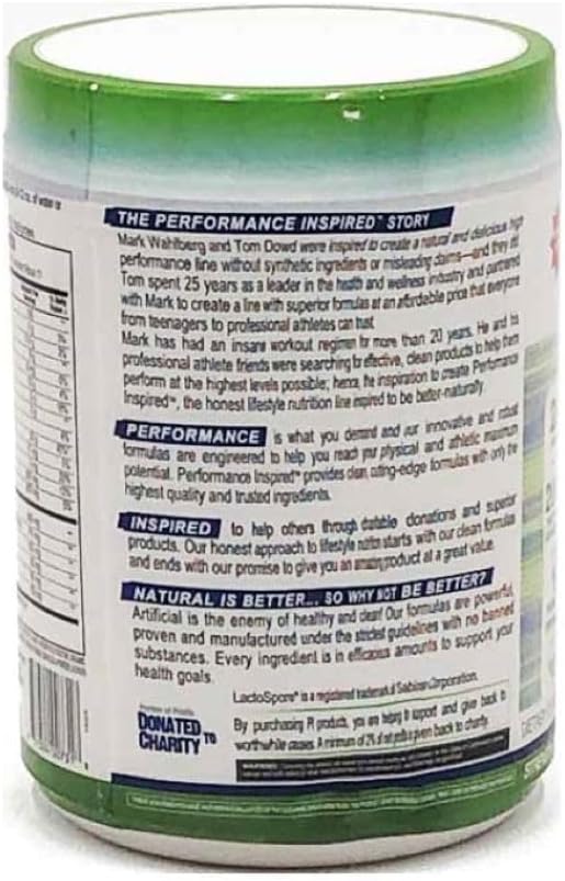Performance Inspired Nutrition Plant Protein Powder 20G - 1B Probiotics 1.5lb