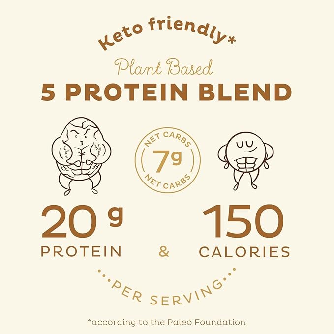 KOS Vegan Protein Powder Erythritol Free, Vanilla 15 Servings