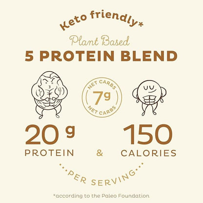 KOS Vegan Protein Powder Erythritol Free, Vanilla 15 Servings
